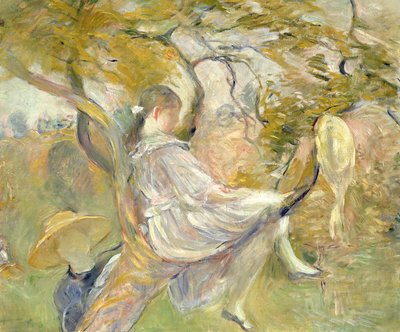 Im Apfelbaum von Berthe Morisot